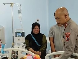 Butuh Donor! Kapolda Babel Besuk Bocah Penderita Kelainan Darah