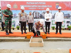 Kapolri Resmikan Pembangunan Aspol Gelatik I di Samarinda