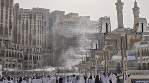Kipas Angin Embun Redam Panas 43 Derajat Celcius di Masjidil Haram