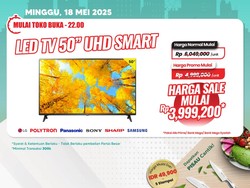 Murah Banget! Beli TV LED di Transmart Full Day Sale Hemat hingga Rp 3 Jutaan