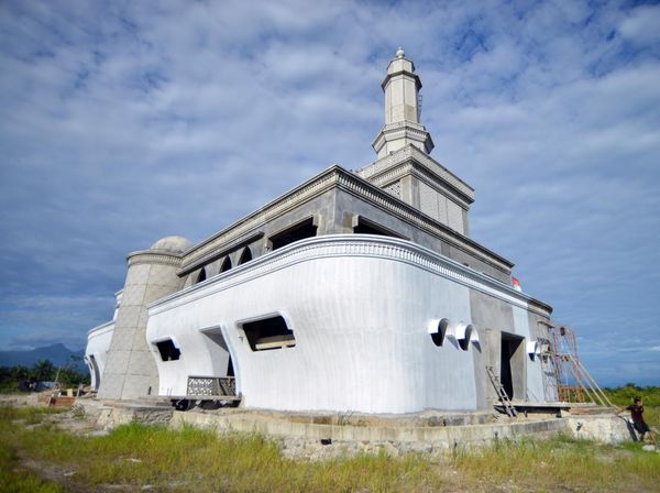 Masjid Kapal Al Fauzan Bakal Jadi Wisata Religi Baru di Padang Pariaman
