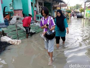 Bengawan Solo Bojonegoro Siaga Merah, Ledok Wetan Mulai Kebanjiran Bengawan Solo Bojonegoro Siaga Merah, Ledok Wetan Mulai Kebanjiran