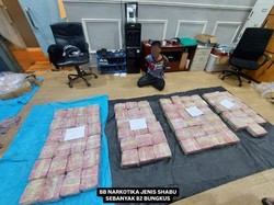 86 Kg Sabu Asal Malaysia Digagalkan Bareskrim di Aceh, Tekong Ditangkap