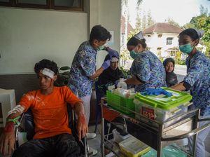 RS Santa Elisabeth dan Pusbankes 118 Latihan Tanggap Gempa di Bantul