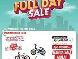 Aneka Sepeda Banting Harga di Transmart Full Day Sale