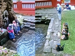 Video: Viral Ibu-ibu Foto di Arca Petirtaan Pasuruan saat Ada Ritual, Ini Faktanya