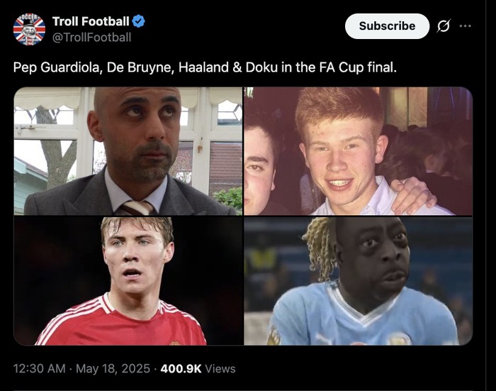 Meme Crystal Palace, Arsenal