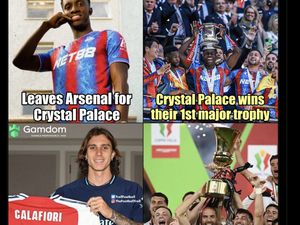 Meme Crystal Palace Juara Piala FA, Arsenal Ikut Kena Ledek
