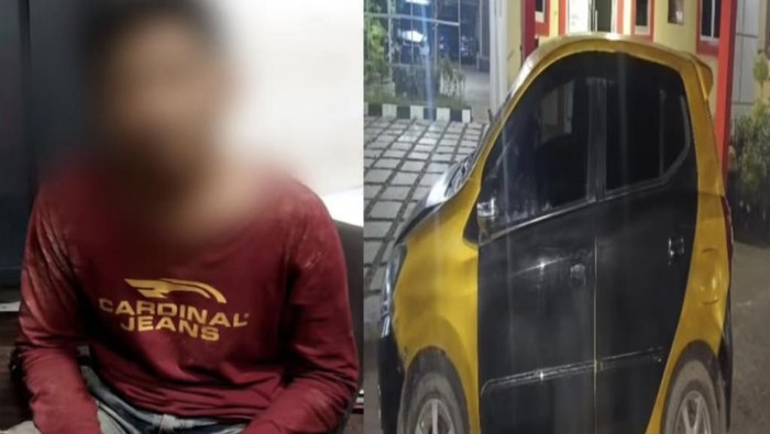 Pelaku pencurian kendaraan beroda empat di Muba ditangkap polisi. Pelaku pencurian kendaraan beroda empat di Muba ditangkap polisi.