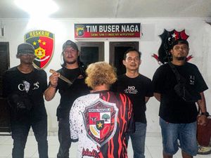 Ancam Pengunjung Rumah Makan dengan Sajam, Jukir di Pangkalpinang Diringkus