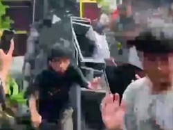 Video Petaka Sound Horeg Jatuh  dan Timpa 2 Penonton di Bondowoso