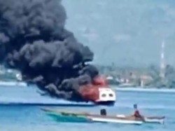 2 Orang Terluka Akibat Kebakaran Speedboat Milik Anggota Polisi di Sulteng