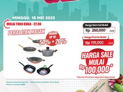 Transmart Full Day Sale! Beli Alat Masak Pasti Lebih Murah