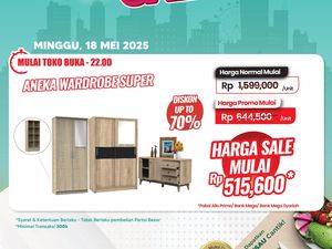 Beli Lemari di Transmart Full Day Sale Dapat Diskon Jumbo, Nyaris Rp 1 Jutaan Beli Lemari di Transmart Full Day Sale Dapat Diskon Jumbo, Nyaris Rp 1 Jutaan