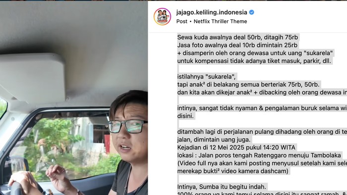 Traveler jajago.keliling.indonesia yang dipalak di Ratenggaro, Sumba Barat Daya