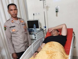 Wakapolres Kuansing Riau Ditabrak Pemotor yang Kabur Saat Bubarkan Balap Liar