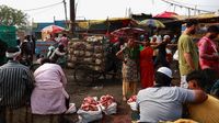 Aktivitas Pasar Daging di New Delhi Jelang Musim Panas