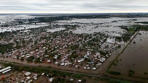 Foto Udara Banjir Rendam Jantung Pertanian Argentina