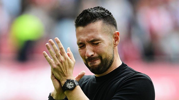 Francesco Farioli AMSTERDAM - Coach of Ajax Francesco Farioli after the Dutch Eredivisie match between Ajax Amsterdam and FC Twente at the Johan Cruijff ArenA on May 18, 2025 in Amsterdam, Netherlands. ANP OLAF CRACK (Photo by ANP via Getty Images)