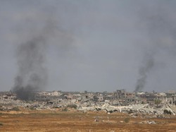 Video Sejumlah Ledakan Terjadi di Gaza