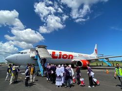 Lion Air Terbangkan 1.644 Calon Jemaah Haji dari Bengkulu ke Padang
