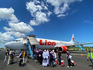Lion Air Terbangkan 1.644 Calon Jemaah Haji dari Bengkulu ke Padang