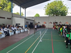 Polres Pasuruan Kota Gelar Turnamen Bola Voli Pelajar