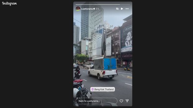 Shayne Pattynama mengunggah momen tiba di Bangkok, Thailand, Senin (19/5), menyusul wacana kepindahannya ke Buriram United. (Tangkapan Layar Instagram s.pattynama)