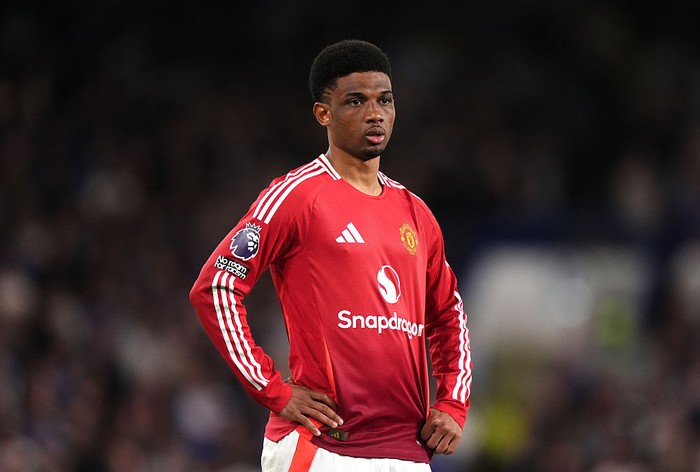 Manchester Uniteds Amad Diallo during the Premier League match at Stamford Bridge, London. Picture date: Friday May 16, 2025. (Photo by Bradley Collyer/PA Images via Getty Images)