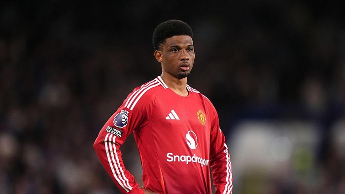 Manchester Uniteds Amad Diallo during the Premier League match at Stamford Bridge, London. Picture date: Friday May 16, 2025. (Photo by Bradley Collyer/PA Images via Getty Images)