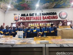63 Pengedar Narkotika Keok di Tangan Polisi Bandung