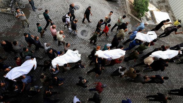 Gaza Berduka, Jenazah Korban Serangan Udara Dimakamkan