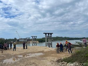 Pembangunan Jembatan Pangandaran-Batukaras Dilanjutkan Pembangunan Jembatan Pangandaran-Batukaras Dilanjutkan