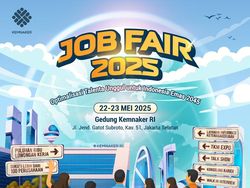 Catat! Kemnaker Gelar Job Fair 2025, Ada 25 Ribu Lowongan Kerja