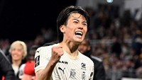 Keito Nakamura kemas 12 gol dan tiga assist bersama Stade Reims di Ligue 1 (AFP)
