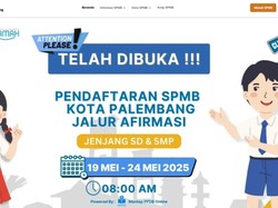 SPMB Kota Palembang Jenjang SD-SMP Jalur Afirmasi Dibuka, Begini Cara Daftarnya