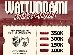 Panpel PSM Siapkan 7.200 Tiket di Laga Penutup Liga 1 Lawan Persita
