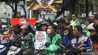 Penampakan Aksi Demo Ojol di Banyak Daerah