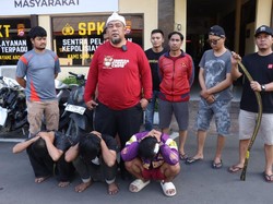 Polres Cilegon Amankan 3 ABG Hendak Tawuran, Celurit Panjang 1,5 Meter Disita