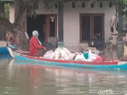 Banjir Bengawan Solo Rendam Ratusan Rumah di Bojonegoro, Air Capai 150 Cm