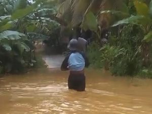Cuaca Ekstrem, Pangandaran Disergap Banjir dan Pohon Tumbang Cuaca Ekstrem, Pangandaran Disergap Banjir dan Pohon Tumbang