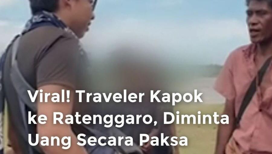 Video Viral YouTuber Jajago Dipalak di Kampung Adat Ratenggaro