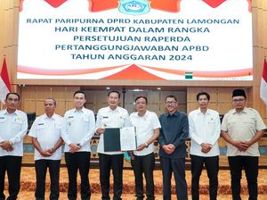 Tok, Raperda Pertanggungjawaban APBD 2024 Lamongan Disetujui