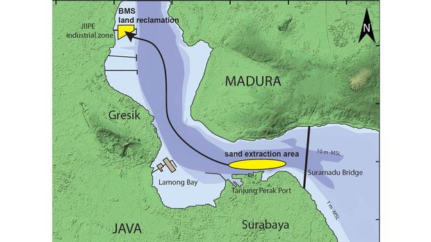 Tim arkeolog menemukan fosil Homo erectus di dasar laut Selat Madura yang memberikan gambaran Sundaland, dunia fosil ini hidup pada 140 ribu tahun lalu.