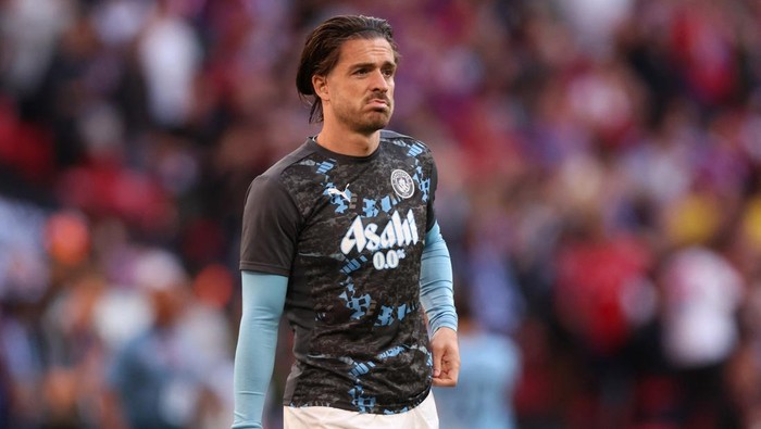 Soccer Football - FA Cup - Final - Crystal Palace v Manchester City - Wembley Stadium, London, Britain - May 17, 2025 Manchester Citys Jack Grealish looks dejected after the match REUTERS/David Klein