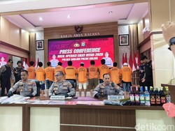 116 Tersangka Terjaring Operasi Sikat Intan di Banjar, Dominasi Mabuk Miras