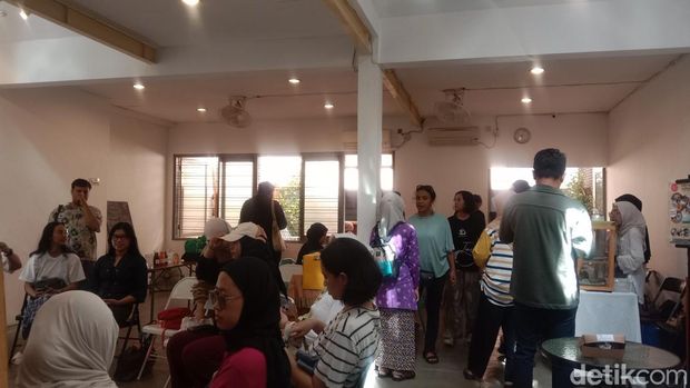 Pasar Sehat yang digelar Komunitas Surabaya Sehat.