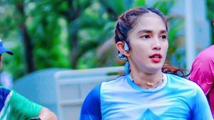 Ussy Sulistiawaty Gak Menyangka Bisa Finish Lari 10K Kurang dari Sejam