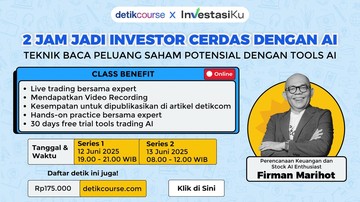Belajar Saham Lebih Cepat, Akurat, dan Hemat Waktu di Kelas Investasi AI detikcourse
