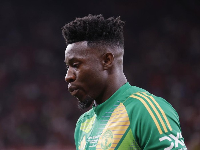 Soccer Football - Europa League - Final - Tottenham Hotspur v Manchester United - San Mames, Bilbao, Spain - May 21, 2025 Manchester United's Andre Onana REUTERS/Andrew Couldridge